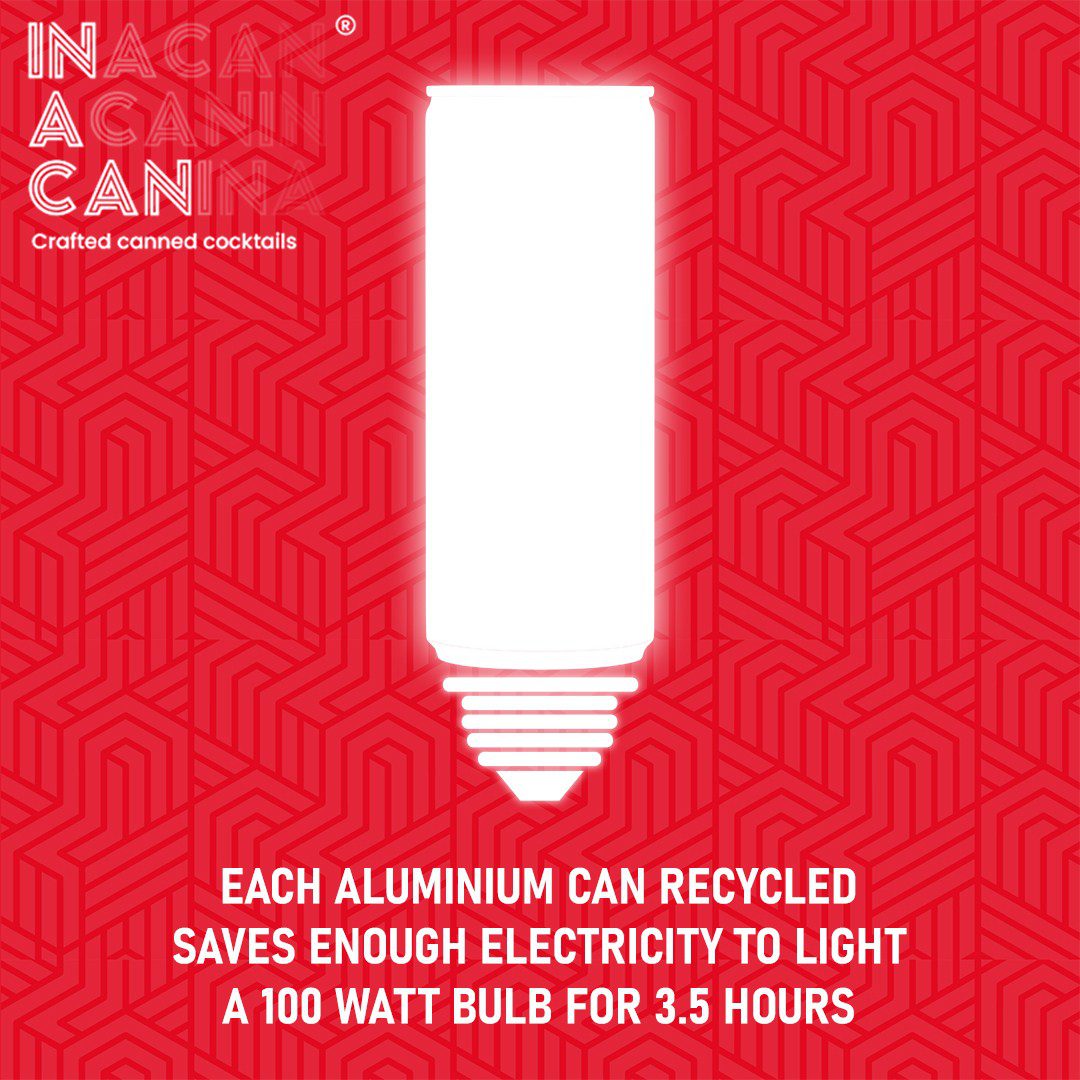 Did you know that the energy saved by recycling 100 percent of aluminium cans could power 4.1 million homes for a full year!💡🤯

Our innovative packaging ensures that our cans are easily recycled
.
.
.
#inacan #goafolks #refreshing #canit #favouritedrink
#tasty #unique #fresh #launch #goadiaries #drinkinggoals #drinkstagram #cocktails #craftedcocktails #ginandtonic #cocktailhour #cocktailgram #craftedcocktails #summervibes #summer #chill